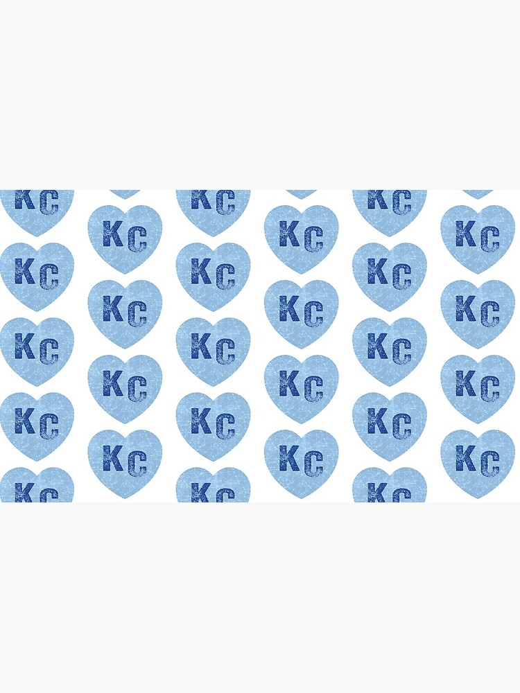Baby Blue KC Heart Kansas City Hearts I Love Kc heart Kansas city KC Face mask Kansas City facemask by kcfanshop