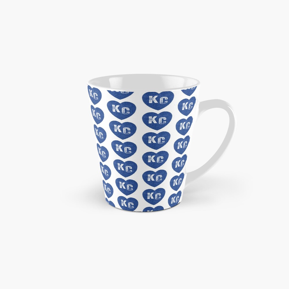 Royal Blue KC Blue Heart Kansas City Hearts I Love Kc heart Kansas city KC Face mask Kansas City facemask Mug