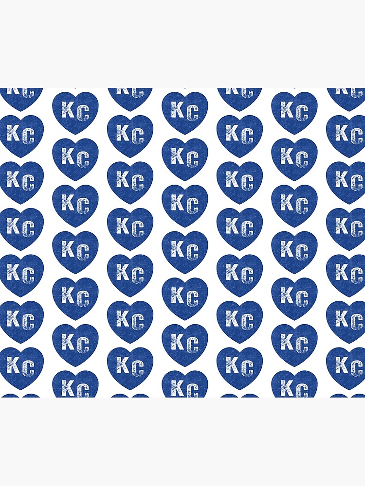 Royal Blue KC Blue Heart Kansas City Hearts I Love Kc heart Kansas city KC Face mask Kansas City facemask by kcfanshop