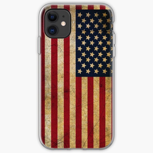 Vintage American Flag iPhone Soft Case