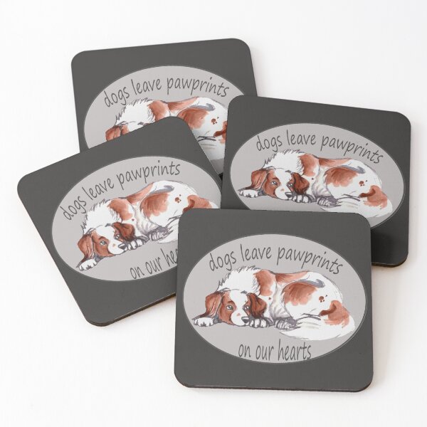 Item preview, Dogs leave pawprints on our hearts designed and sold by Emmy88.