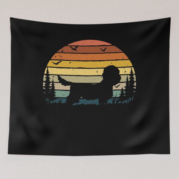 Item preview, Dandie Dinmont Terrier Dog Retro Vintage  designed and sold by rafaeltto.