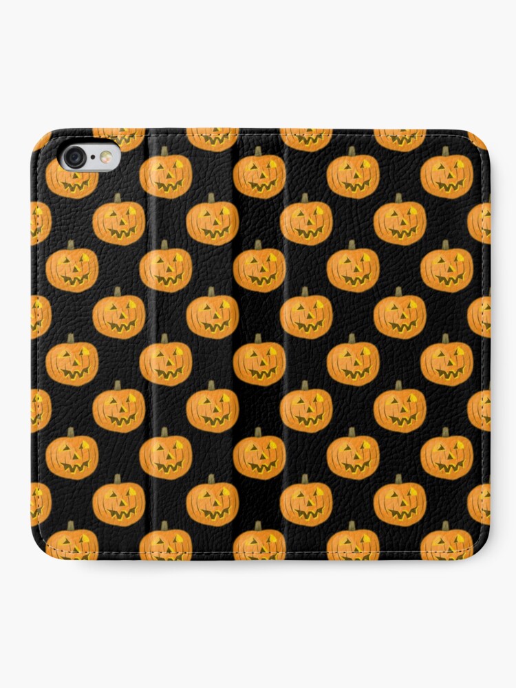 Alternate view of Happy Halloween Pumpkin iPhone Wallet