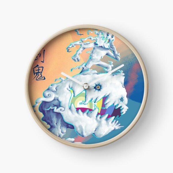 Arte al estilo de Takashi Murakami, LOS NIÑOS VER FANTASMAS Reloj