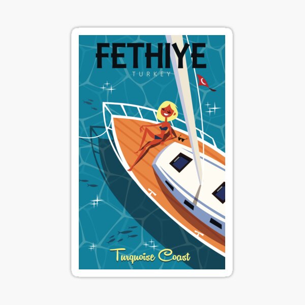 Item preview, Fethiye poster designed and sold by GAGodel.