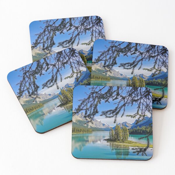 Item preview, Jasper National Park Spirit Island Maligne Lake Alberta Canada designed and sold by WayneOxfordPh.