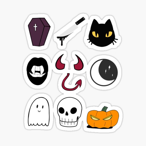 Spooky Sticker Set Sticker