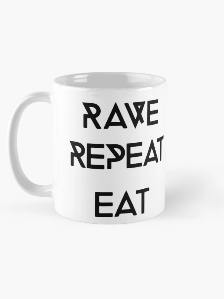 Thumbnail 5 of 6, Coffee Mug, Eat Sleep Rave Repeat designed and sold by Rave-On.