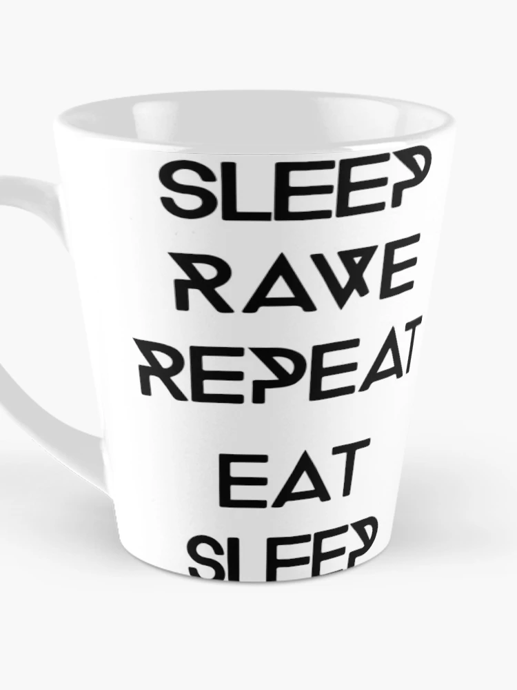 Thumbnail 3 of 4, Coffee Mug, Eat Sleep Rave Repeat designed and sold by Rave-On.