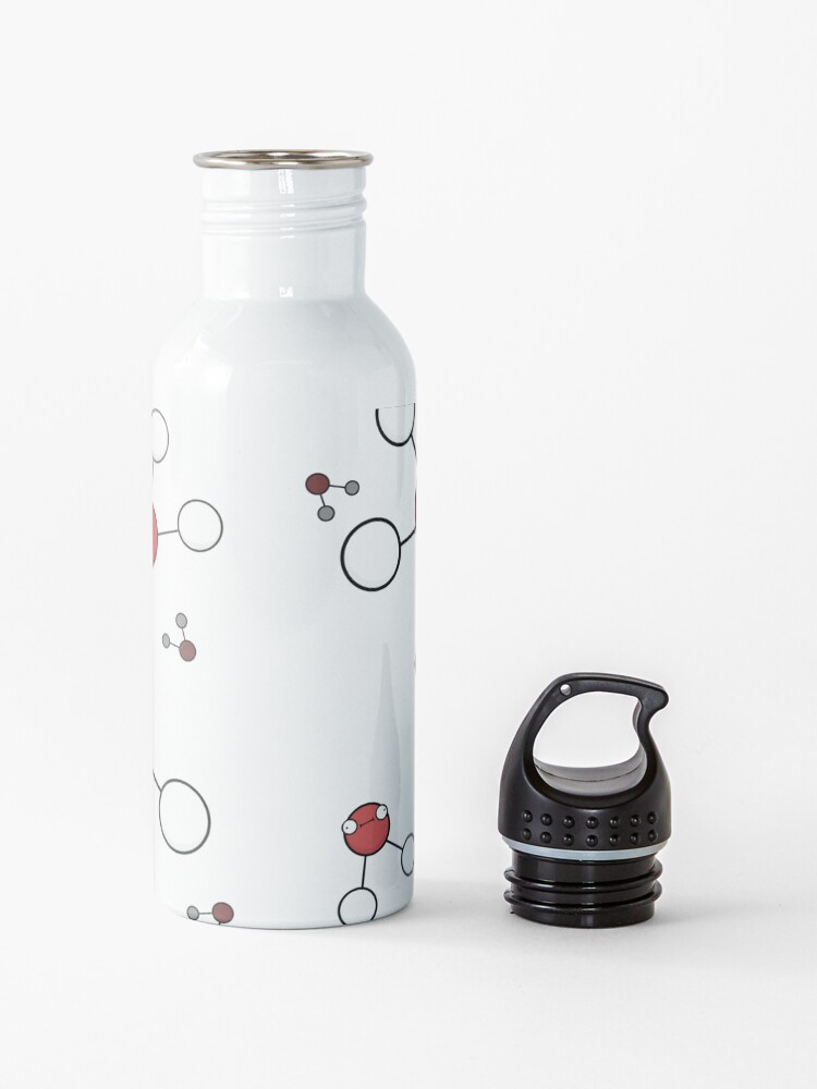 Alternate view of Stay Hydrated - Water Molecules Water Bottle