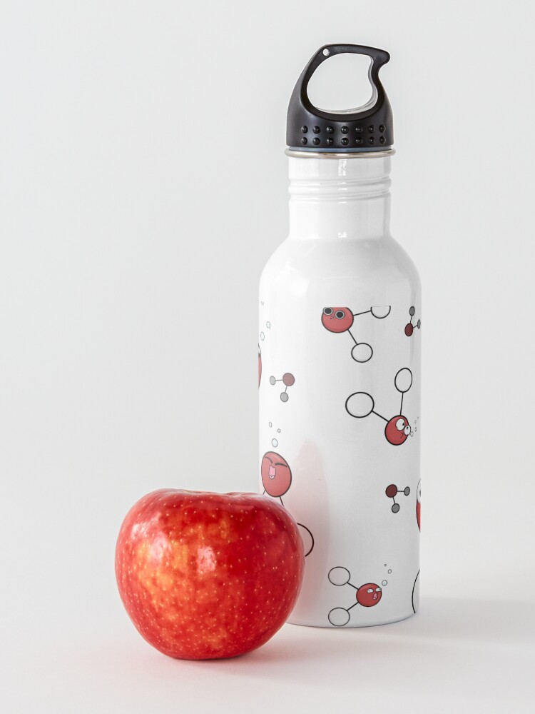 Alternate view of Stay Hydrated - Water Molecules Water Bottle