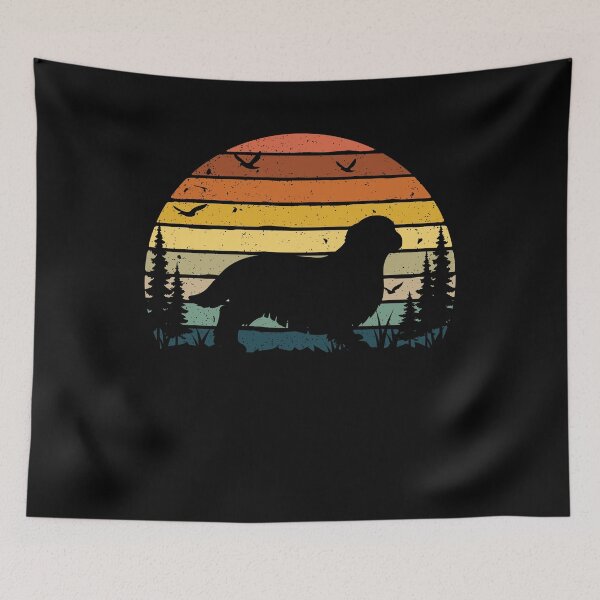 Item preview, English Toy Spaniel DogDog Retro Vintage  designed and sold by rafaeltto.