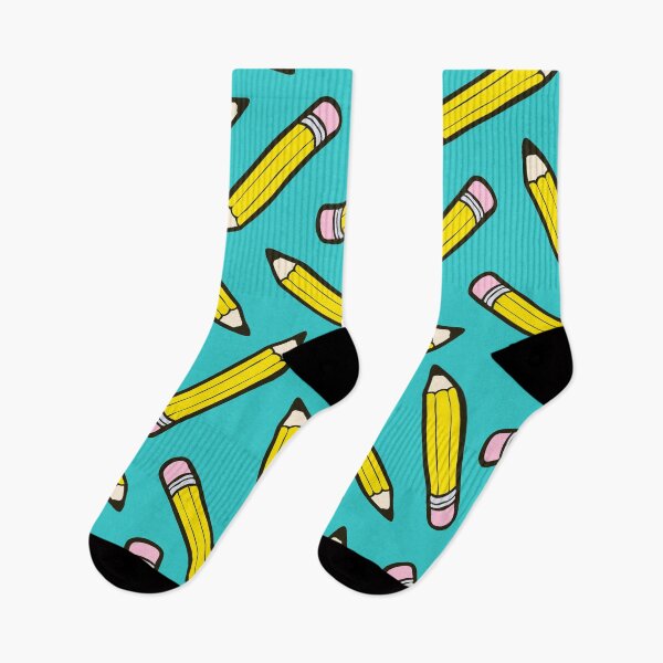 Item preview, Pencil Power Blue Pattern designed and sold by evannave.