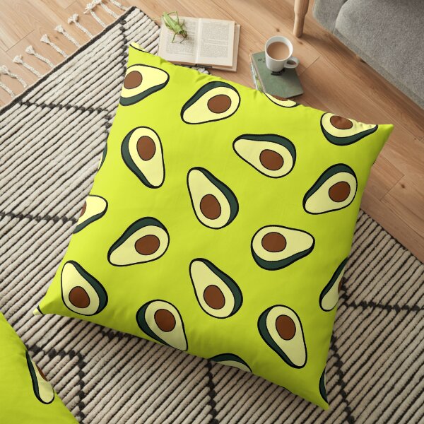 Avocado Pattern Floor Pillow