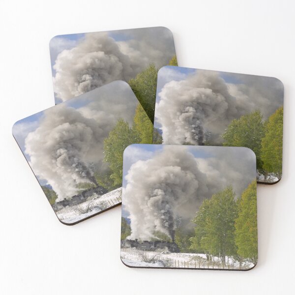Item preview, Double header with green trees in the snow designed and sold by Spattergull.