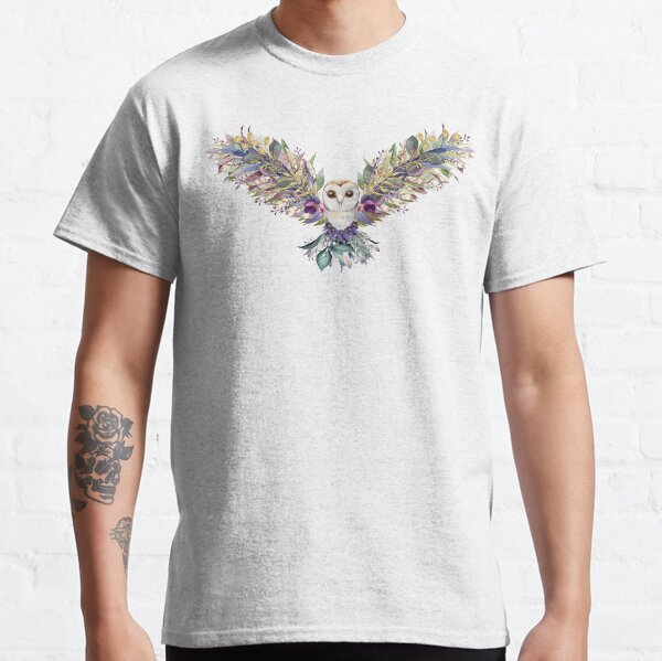 Floral Owl Classic T-Shirt