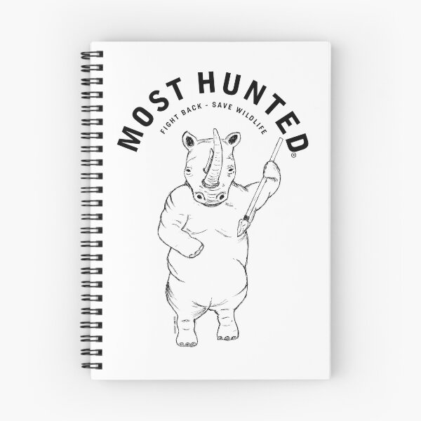 Item preview, MOST HUNTED RHINO SAVE WILDLIFE designed and sold by MOSTHUNTED.