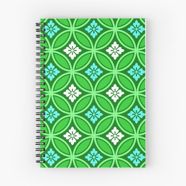 Item preview, Shippo with Flower Motif, Shades of Jade Green  designed and sold by Marymarice.