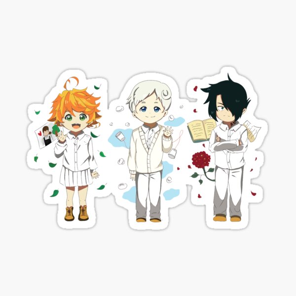 Yakusoku No Neb%c4%81rando Stickers for Sale