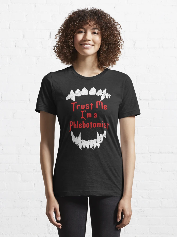 PROFESSIONAL VAMPIRE Vampire Mouth With Teeth Phlebotomist Humor