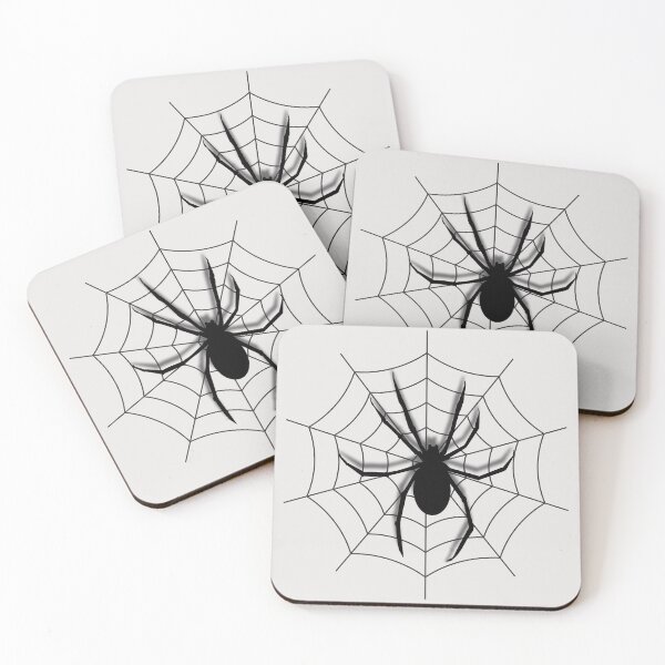 Item preview, Spider in Silhouette with Shadow on a Web designed and sold by tinytiger77.