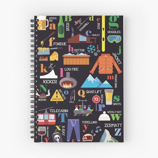 Item preview, A-Z Skiing poster designed and sold by Gary Godel.