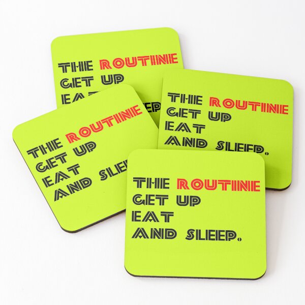 Item preview, trend, fun, routine, get up, eat and sleep. designed and sold by leicha.