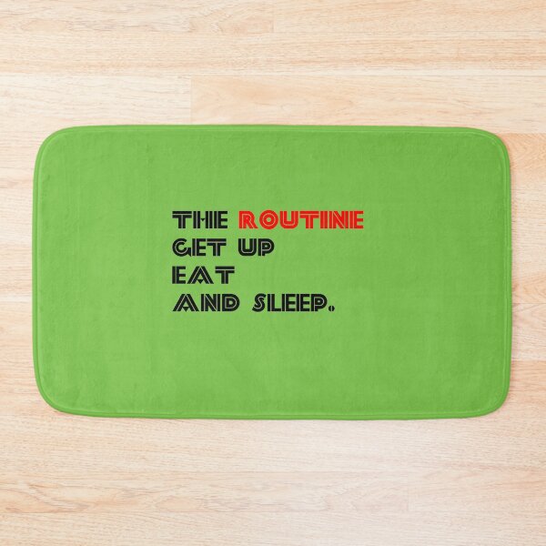 Item preview, trend, fun, routine, get up, eat and sleep. designed and sold by leicha.