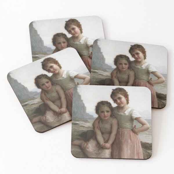 Item preview, William-Adolphe Bouguereau - Sisters On The Shore designed and sold by vakashop.