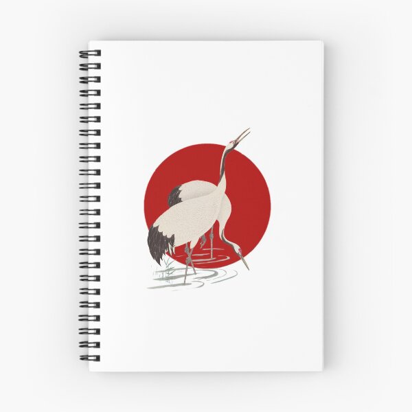 Item preview, Japanese Flag - Two Cranes designed and sold by weavernap.