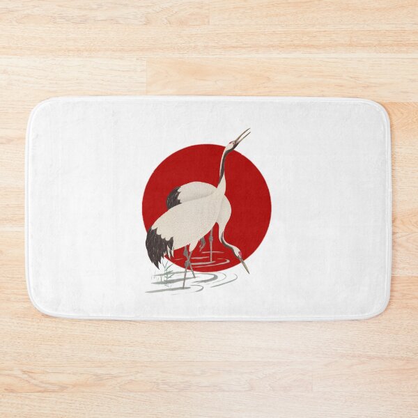 Item preview, Japanese Flag - Two Cranes designed and sold by weavernap.
