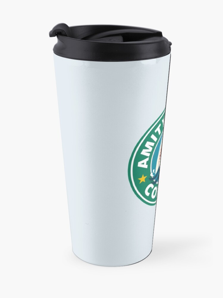 "Amity Island Coffee (JAWS) Starbucks" Travel Coffee Mug for Sale by