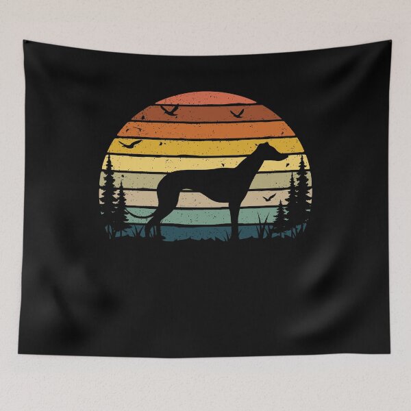 Artikelvorschau, Greyhound Dog Retro Vintage entworfen und verkauft von rafaeltto.