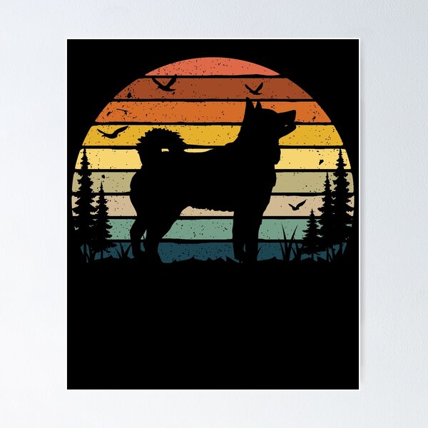 Item preview, Husky Dog Retro Vintage  designed and sold by rafaeltto.