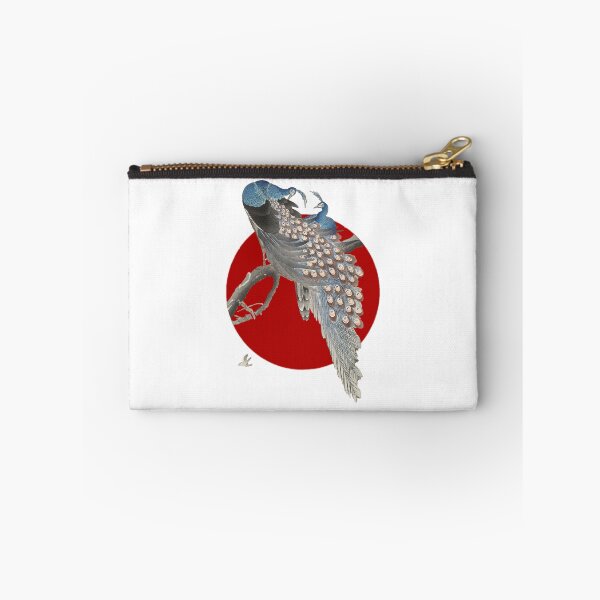 Item preview, Japanese Flag - Two Peacocks on Tree Branch designed and sold by weavernap.