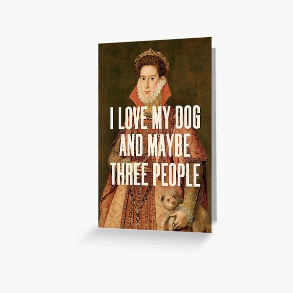 Item preview, I love my dog and maybe 3 people designed and sold by honestdef.