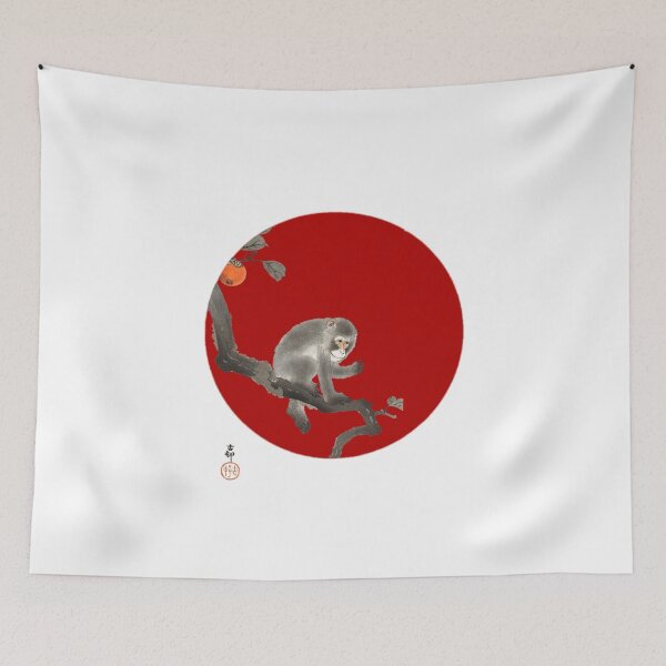 Item preview, Japanese Flag - Monkey designed and sold by weavernap.