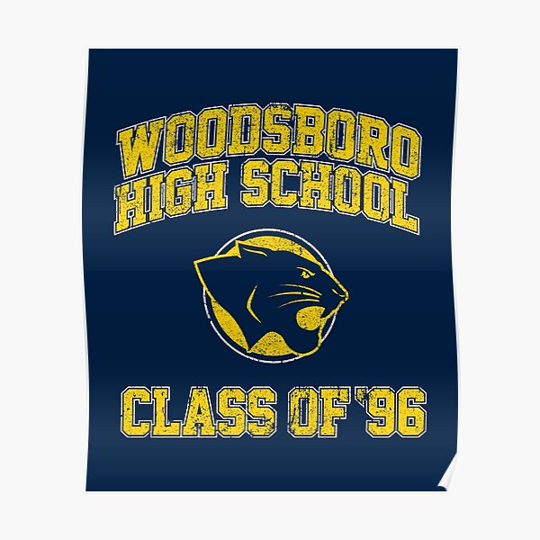 "Woodsboro High School Class of 96" Poster for Sale by huckblade
