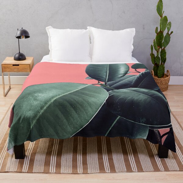 Item preview, Ficus Elastica Summer Vibes #1 #coral #foliage #decor #art  designed and sold by Anita's & Bella's Art.