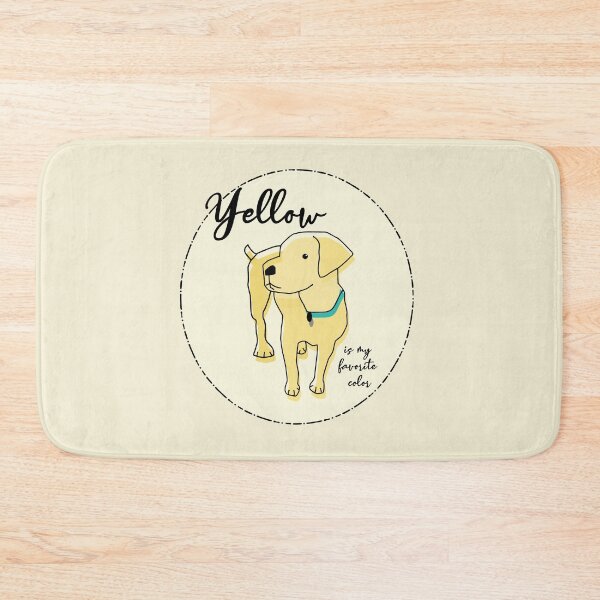 Item preview, Yellow Labrador Retriever Puppy dog doodle - Yellow is my Favorite Color designed and sold by mkopka.