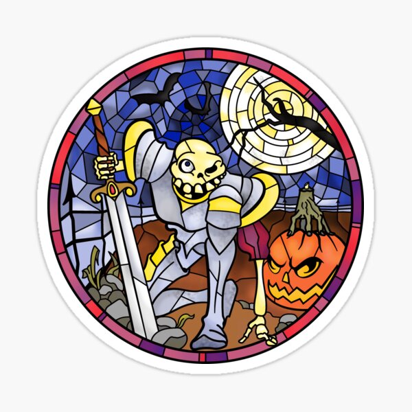 medievil stained glass demon