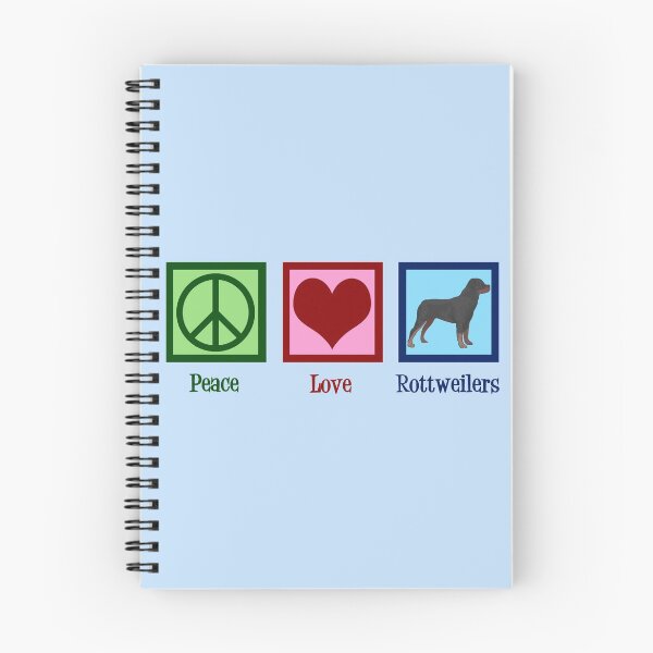 Item preview, Peace Love Rottweilers designed and sold by Epic Love Designs.