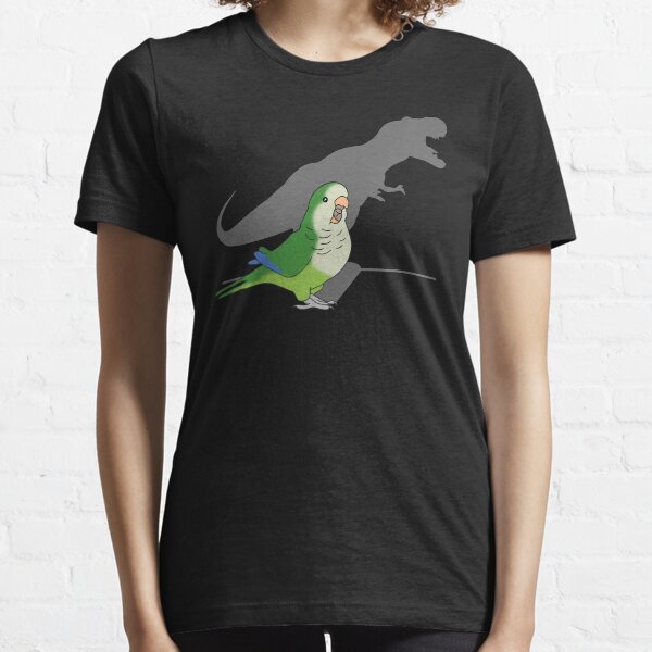 T-rex green monk parakeet Essential T-Shirt