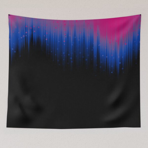 Item preview, Bi Pride Falling Radiance and Stars designed and sold by Vernen Ink.