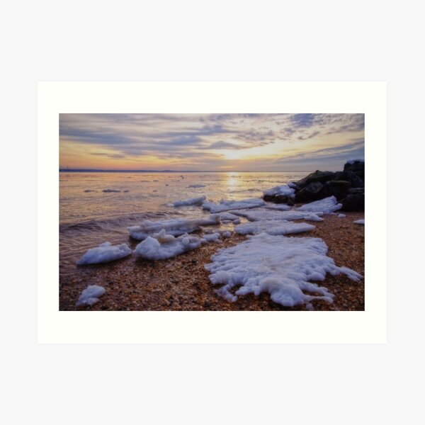 A Cold Sandy Hook Winter Art Print