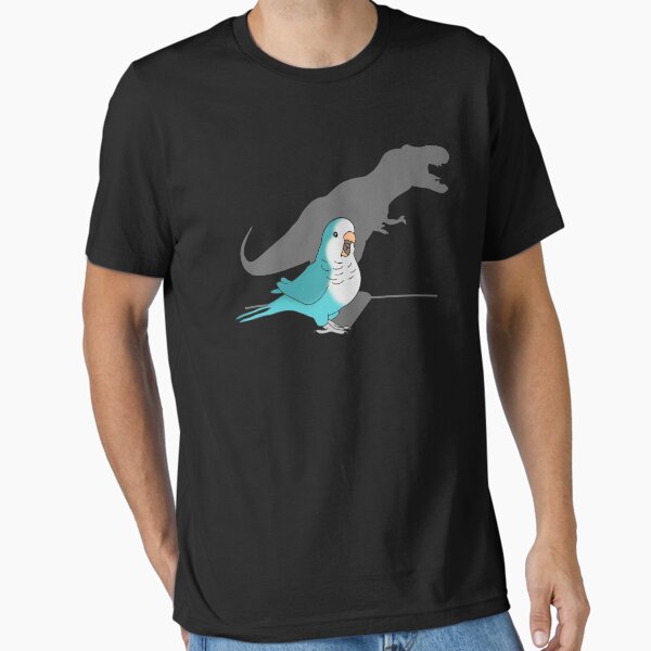 Item preview, T-rex blue monk parakeet designed and sold by FandomizedRose.