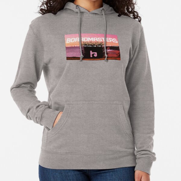 Boardmasters Sunset Fistral Beach Design Art perfect for Decorative Print or Clothing - Newquay / Cornwall Lightweight Hoodie
