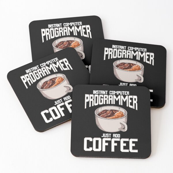 Item preview, Funny Instant Computer Programmer: Just Add Coffee designed and sold by perfectpresents.