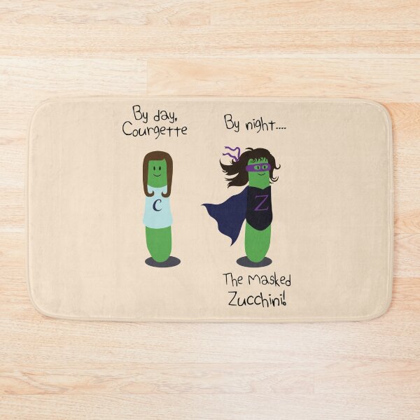 Item preview, Courgette and The Masked Zucchini: double-life of a vegetable superhero designed and sold by jezkemp.