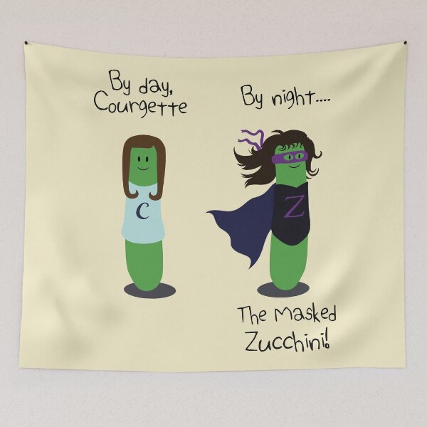 Item preview, Courgette and The Masked Zucchini: double-life of a vegetable superhero designed and sold by jezkemp.